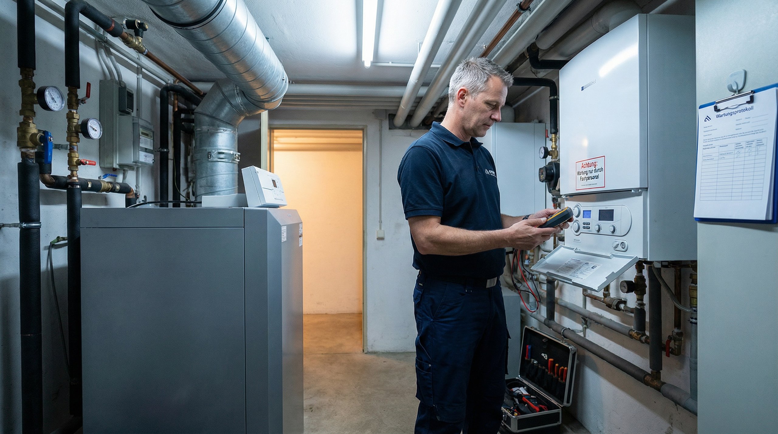 Technisches Gebäudemanagement an einer Immobilie